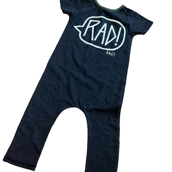 Rags to Raches Other - Rags to Raches Grey Rad One Piece Jumpsuit Romper, 6-12 Months